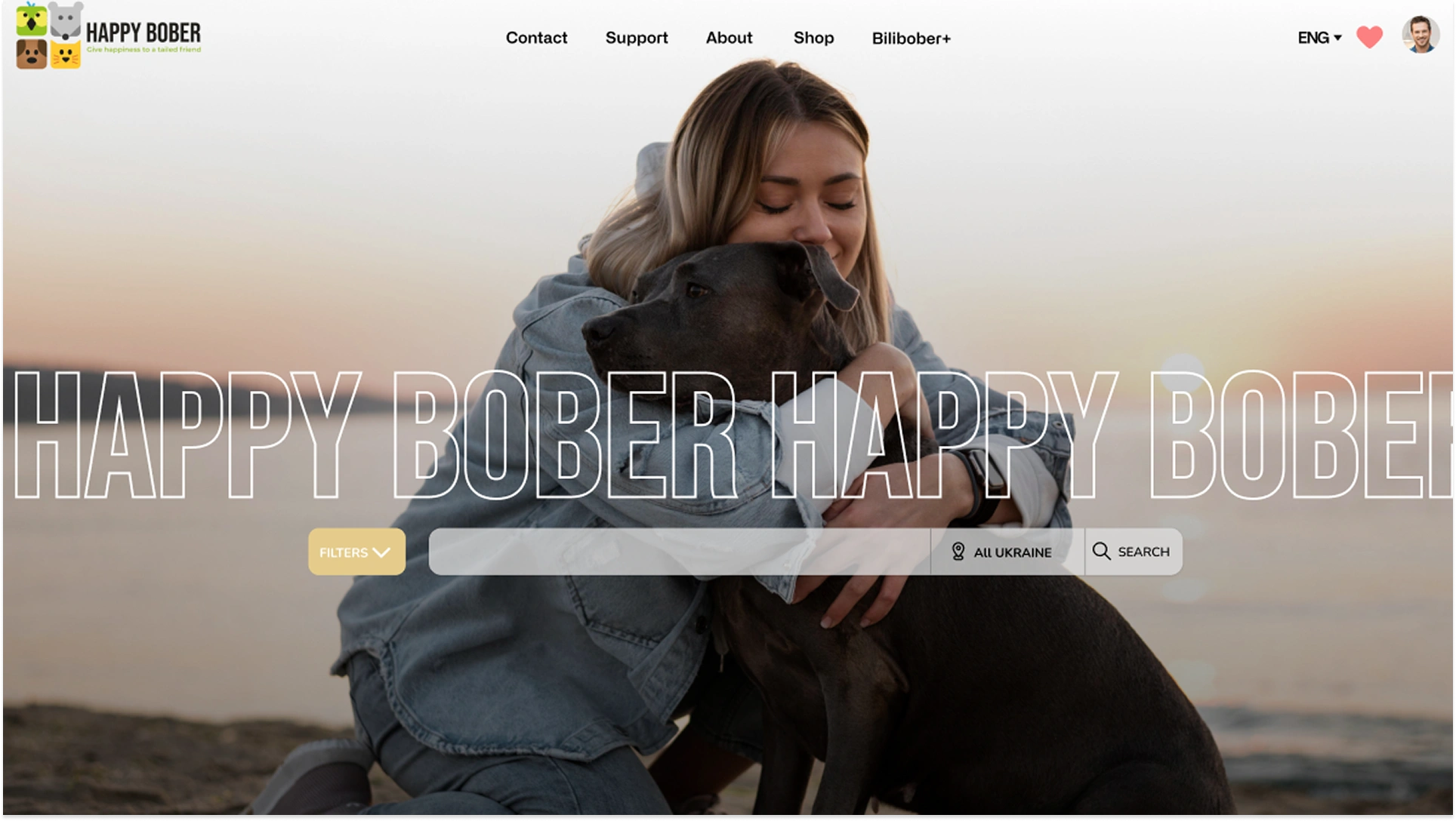 HappyBober — Pet Marketplace | Ecommerce | Concept