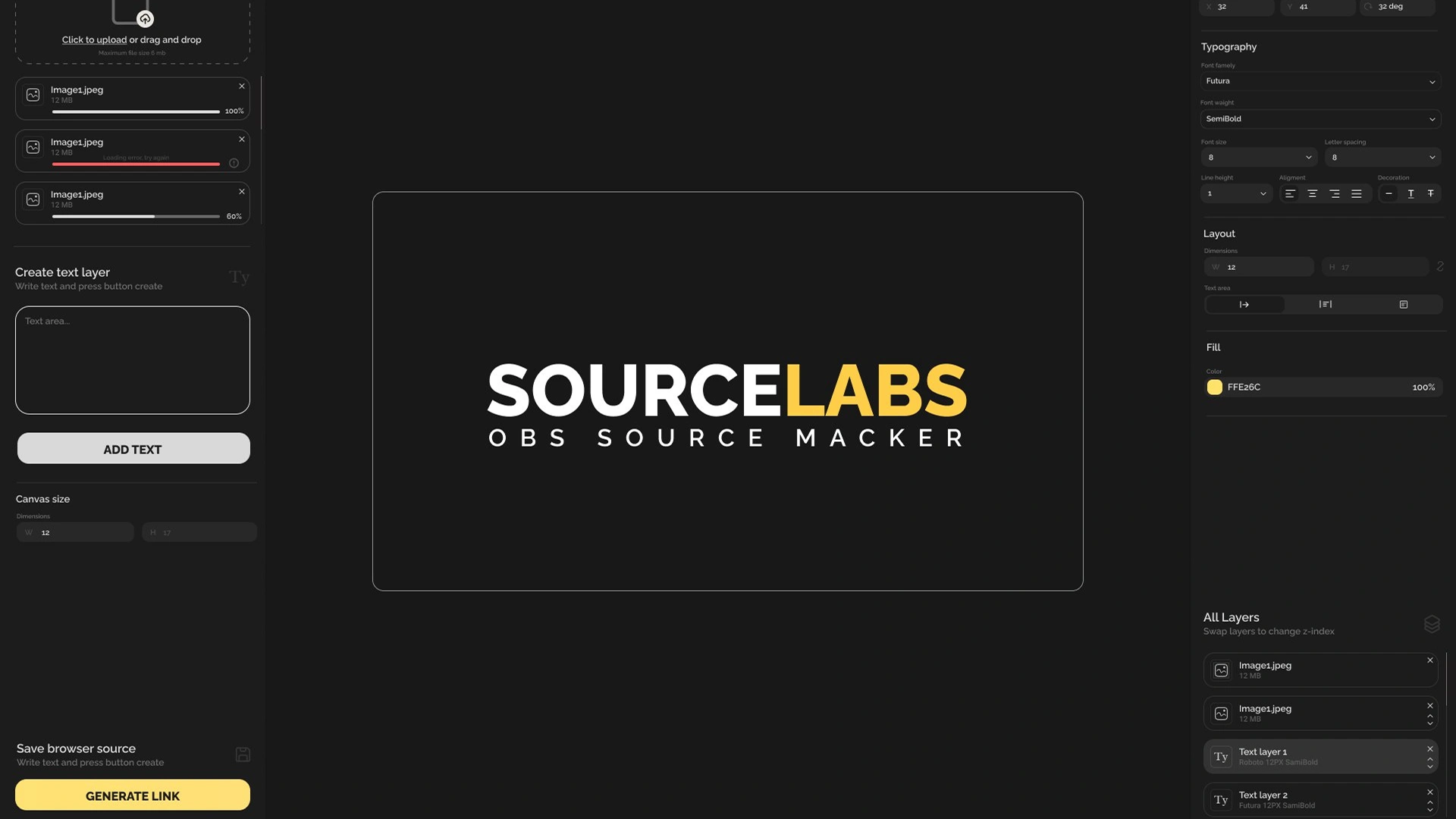 SourceLabs — Stream Stats Live